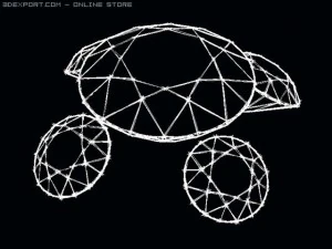 cut diamond kr57 round 57 faces  3d  dwg 3D Model