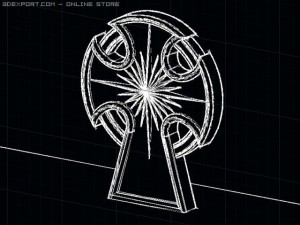 cross round 3D Model