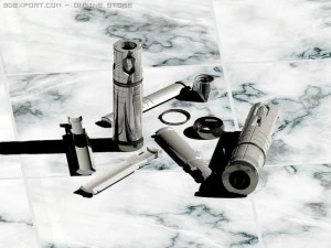 ancoraggio pfg con filettatura metrica m8 m10 Modello 3D