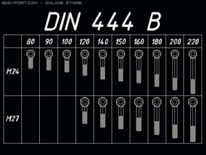 library swing bolts din 444 autocad 2010 Modèle 3D