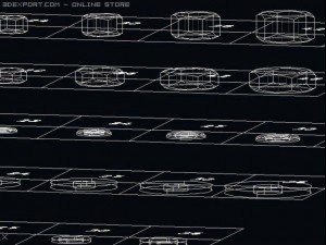library nuts and washers autocad 2007 2010 3D 모델