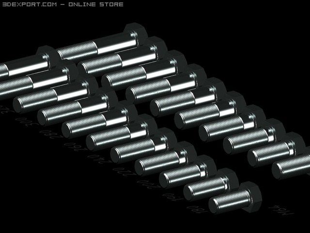 Iso 4014 din. AUTOCAD Screw Library