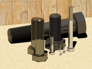 screws bolts din 931 iso 4014 Modèle 3D