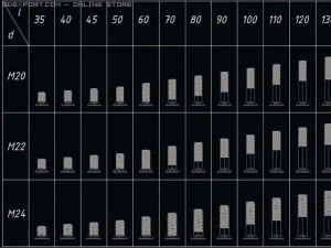biblioth&egrave;que vis boulons din 7991 iso 10642 autocad 10 Modèle 3D