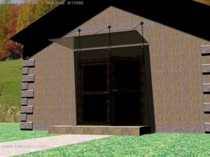 daszek szklany standard ksz 01 autocad 2007 2010 Model 3D