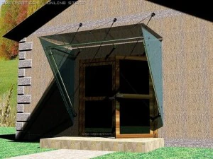 glass canopy standard ksz 01 autocad 2007 2010 3D Model