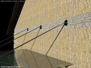 glass canopy standard ksz 01 autocad 2007 2010 Modelo 3D