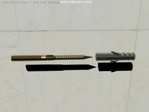 screw ttfs end dubel mc autocad 2007 2010 3D Model