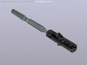 screw ttfs end dubel mc autocad 2007 2010 3D Model