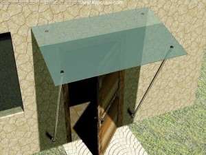 glass canopy standard s 01 autocad 2007 2010 Modelo 3D