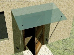 glass canopy standard s 01 autocad 2007 2010 3D Model