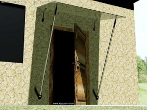 glass canopy standard s 01 autocad 2007 2010 3D Model