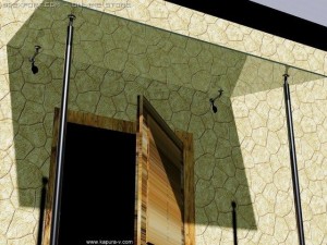 glass canopy standard s 01 autocad 2007 2010 Modelo 3D