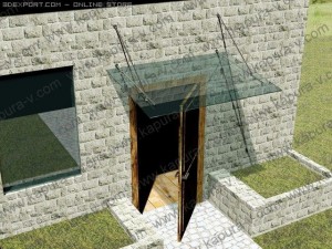 door canopy adjustable 01 autocad 2007 2010 Modèle 3D