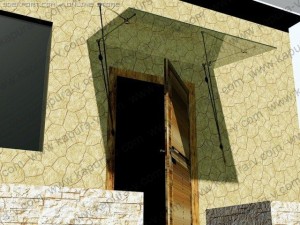 door canopy adjustable 01 autocad 2007 2010 3D Model