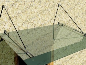 door canopy adjustable 01 autocad 2007 2010 3D Model