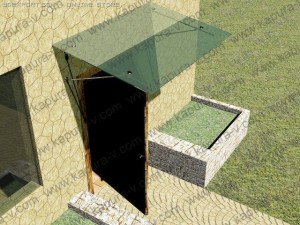 door canopy adjustable 01 autocad 2007 2010 3D Model