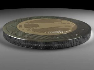 euro coins 3D Model