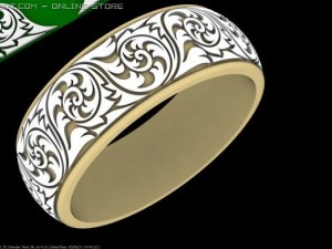 wedding rings Modèle 3D