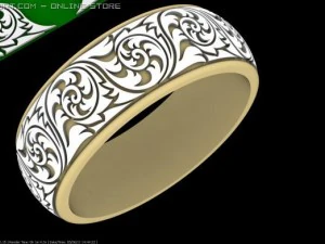 обручальные кольца 3D Модель