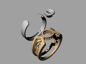 ring mariya Modèle 3D
