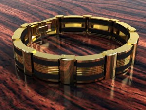 rubber bracelet Modèle 3D