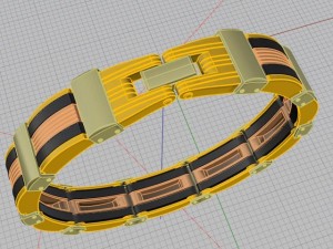 rubber bracelet 3D Model