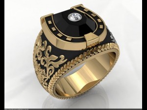 horseshoe ring 3D Model