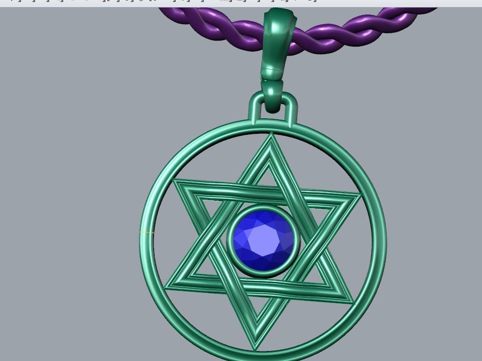 Star Of David 3d Model In Jewellery 3dexport