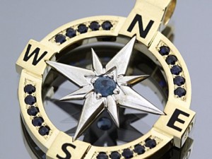 compass pendant 3D मॉडल
