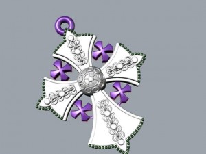 cross pilgrim Modèle 3D