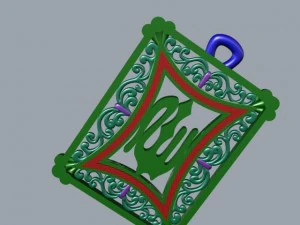 pendant muslims 3D Model