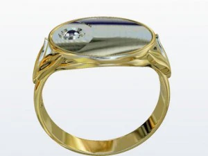 кольцо монета 3D Модель