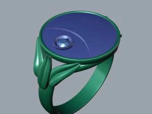 кольцо монета 3D Модель