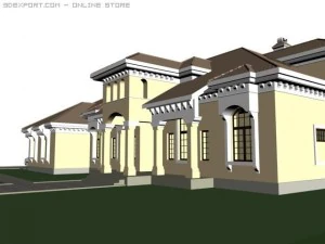 mansion 3D Model