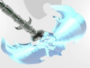 hacha helada Modelo 3D