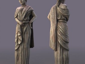 girl sculpture Modelo 3D