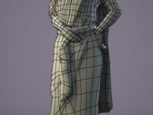 girl sculpture 3D 模型