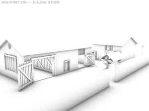 wood housemb 3D Model