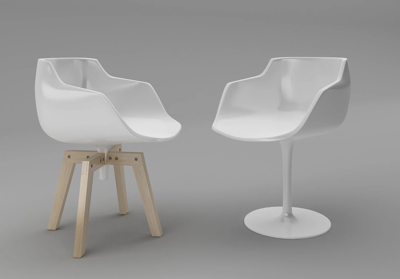 mdfitalia flow armchair 3D Model .c4d .max .obj .3ds .fbx .stl .blend 