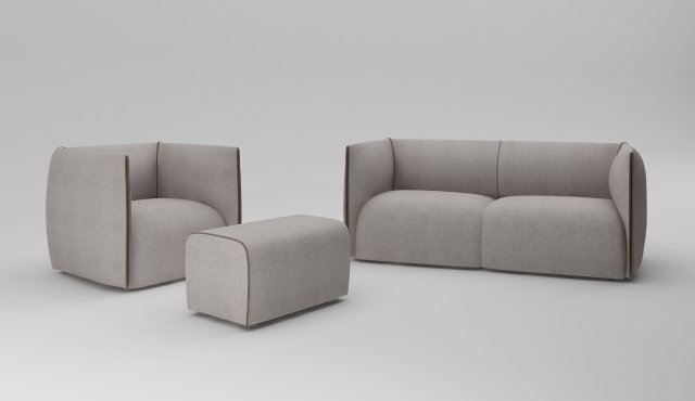 mdfitalia mia sofa 3D Model .c4d .max .obj .3ds .fbx .stl .blend 