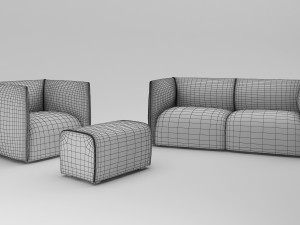 mdfitalia mia sofa 3D Model