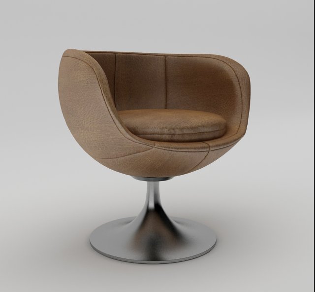 domingo salotti zerottantuno armchair 3D Модель .c4d .max .obj .3ds .fbx .stl .blend 