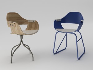 bdbarcelona showtime chair Modèle 3D