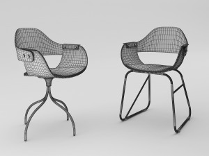 bdbarcelona showtime chair 3D Модель