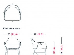 bdbarcelona showtime chair 3D Модель
