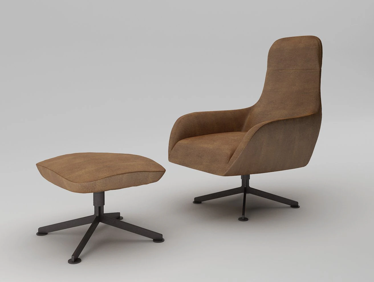 zanotta 896 kent armchair 3D Model .c4d .max .obj .3ds .fbx .stl .blend 