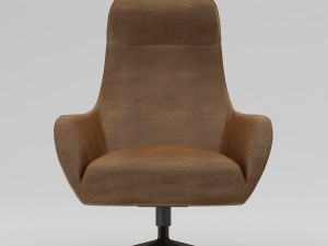 zanotta 896 kent armchair 3D मॉडल