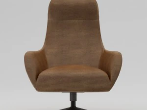 zanotta 896 kent armchair 3D Model