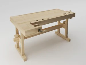 Tischlerbank 3D Modell